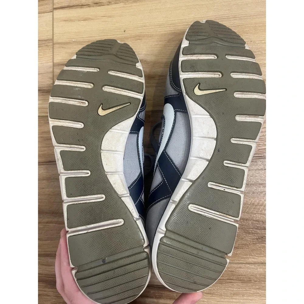 Vtg Nike Oceania NM Shoes WM Size 7.5 Gray Navy Mesh Athletic‎ Running Sneakers